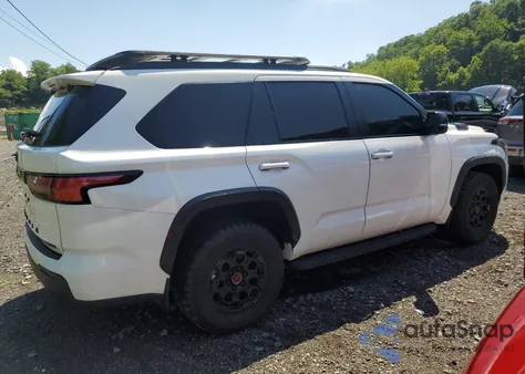 2025 Toyota Sequoia Sr5 из США, поврежденный, VIN 7SVAAABA9SX050618